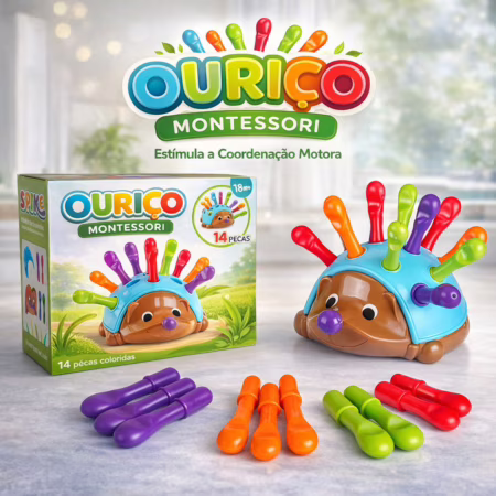 Brinquedo Educacional Bebê Ouriço