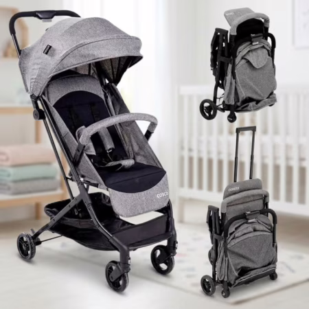 Carrinho de Bebê Minny - Cosco Kids, Cinza Mescla