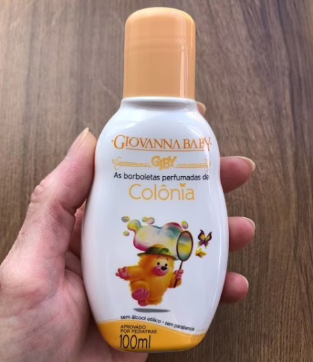 Colônia Giby e Gaby Deo Amarelo 100ml