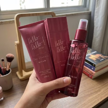 🚨 Combo Muse Hidratante 240ml + Body Splash 200ml Ciclo Desodorante Corporal