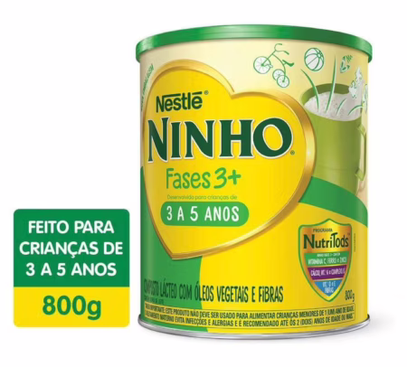 Composto Lácteo Ninho Fases 3+ com 800g