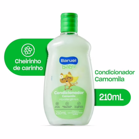 😍 Condicionador Infantil Camomila 210ml – Baruel Baby