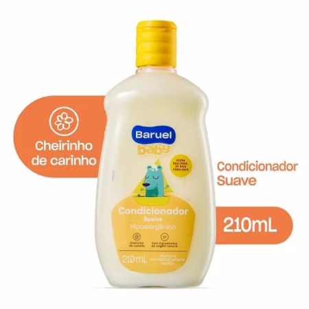 😍 Condicionador Infantil Suave 210ml – Baruel Baby