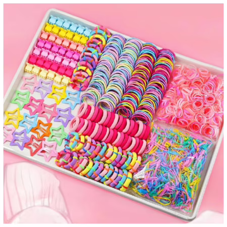 Conjunto De Gravata De Cabelo Colorida De 875/534/510/50 Peças Para Meninas