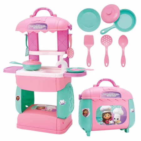 Cozinha De Brinquedo Infantil Completa Casa Mágica Da Gabby Com Acessórios - Bam...