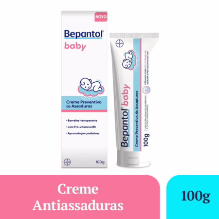 Creme Pomada de Assadura Lanolina e Vit B5 100g Bepantol!