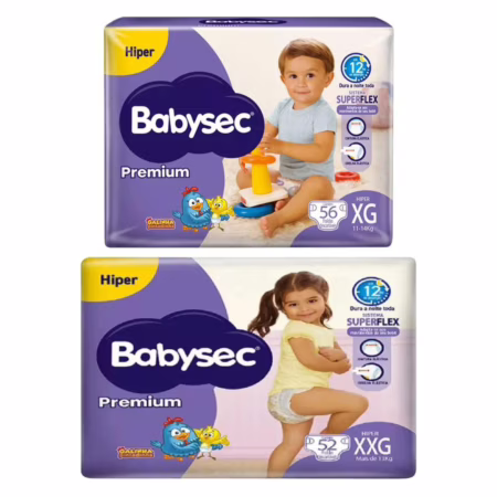 Fralda Babysec Galinha Pintadinha Premium