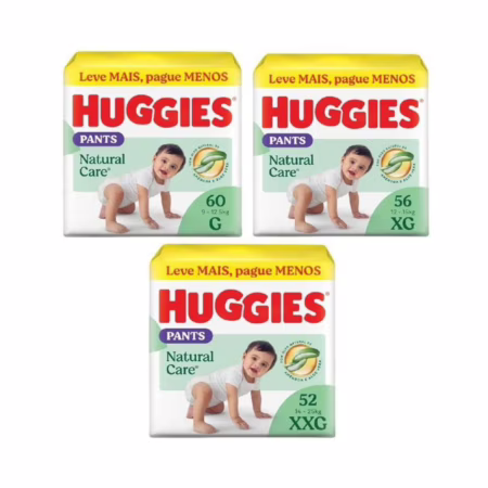 Fralda Huggies Natural Care Roupinha