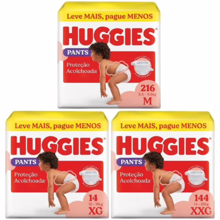 Fralda Huggies Supreme Care Roupinha (Pacote Grande!)