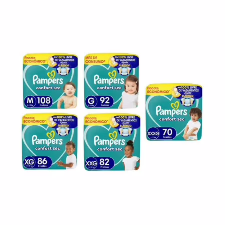 Fralda Pampers Confort Sec