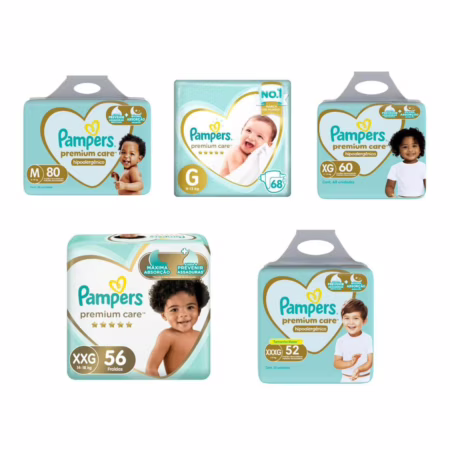 Fralda Pampers Premium Care