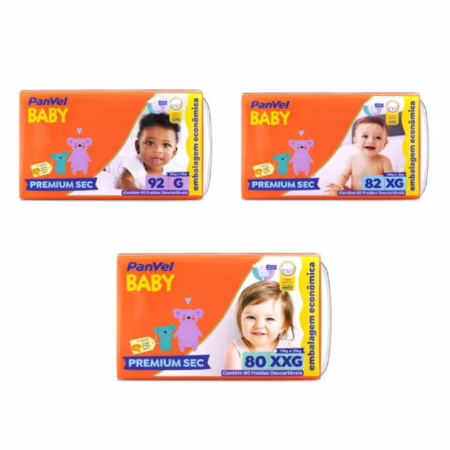 Fralda Panvel Baby Premium Sec Max