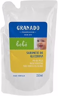 Granado Refil Sabonete Líquido Bebê, Tradicional, 250ml