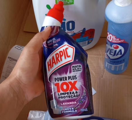 🚨 Harpic Power Plus Desinfetante e Desodorizador Sanitário em Gel Lavanda 500ml