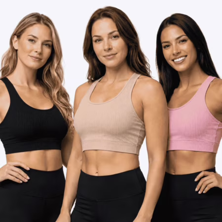 Kit 4 Top Com Bojo Fitness