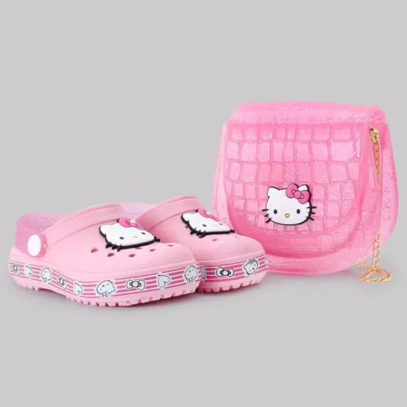 Kit Babuche Infantil Clog Leve Confortável Slip On Casual.