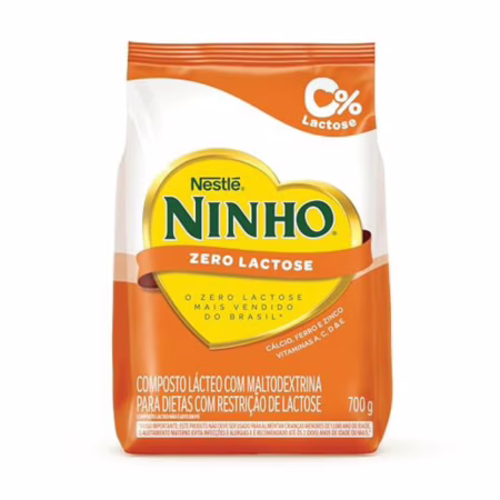Leite em Pó NINHO Zero Lactose Sachê 700g
