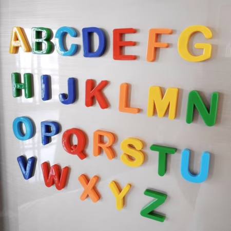 Letras Alfabeto Magnetico Educativo Infantil 26 Peças Letras /37 Peças Número
