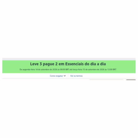 🔥 Leve 3 e Pague 2 🔥