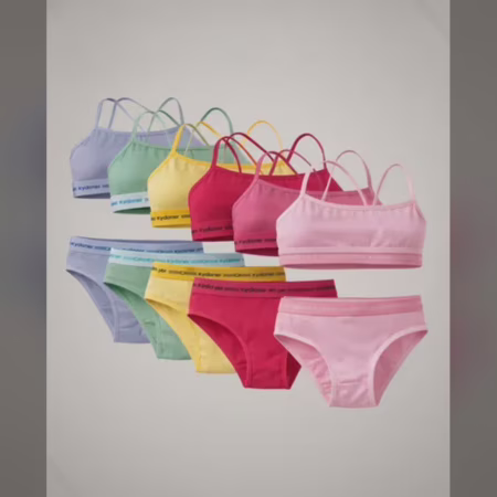 MAMÃES, PARA AS MAIORZINHAS💕 KIT COM 5 CONJUNTOS DE TOP + CALCINHA