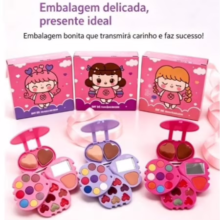 My life Estojo De Maquiagem Infantil Coração Menina MY8142