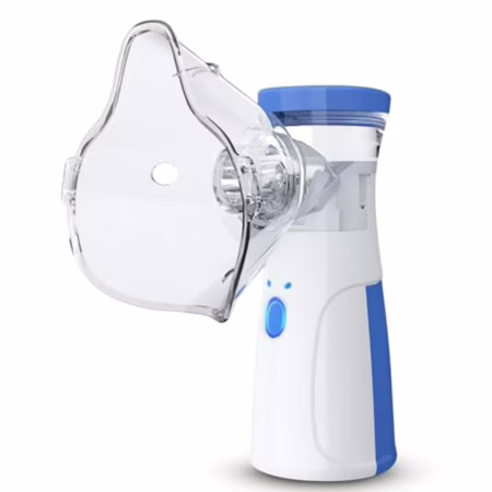 🛍 Nebulizador Inalador Ultrassonico  Sem Fio Recarregavel USB Compacto Portatil Silencioso Criança Adulto Mesh Mini Ultrassom Infantil Premium