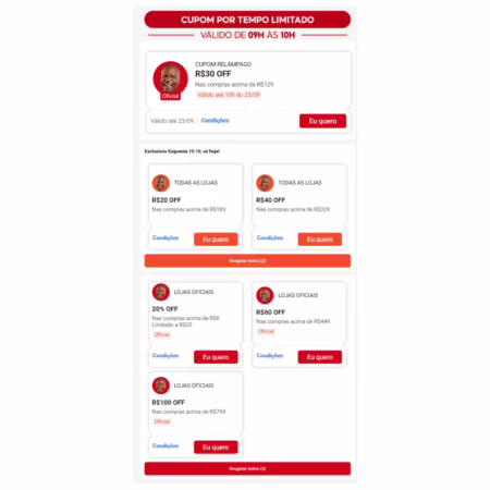🎟️ Novos Cupons na Shopee 🎟️