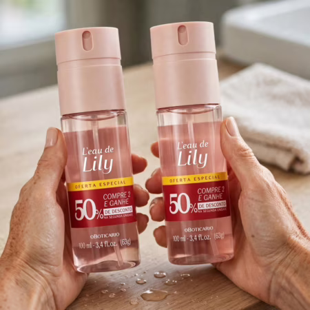 O Boticário Lily Leau De Blanche Kit Body Spray 2x100ml