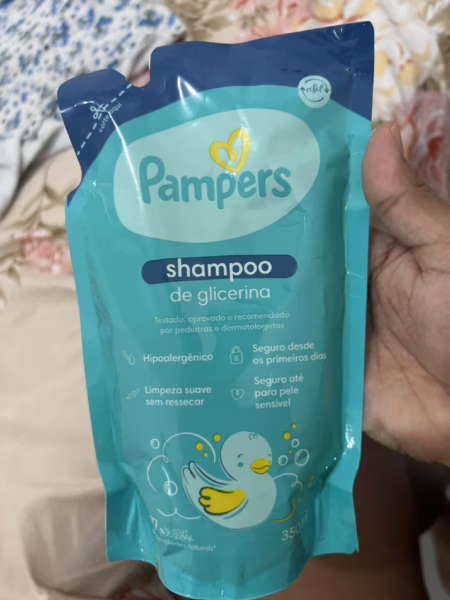 PAMPERS REFIL SHAMPOO GLICERINA 350ml • A