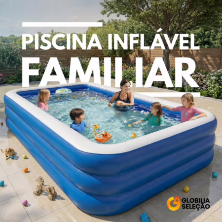 Piscina Inflável Retangular Infantil 3 Anéis Piscina Inflável Playground Swimming Pool Adulto Piscina Grande
