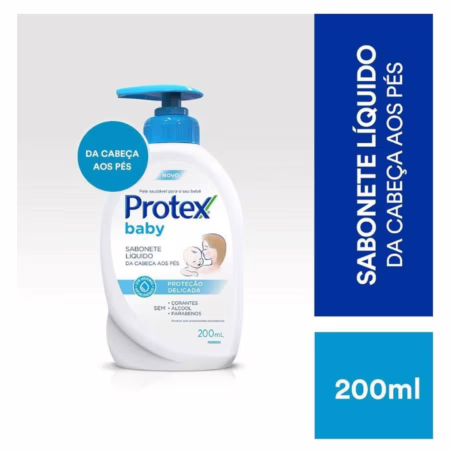Protex Baby Delicate Care Sabonete Líquido Infantil, 200ml