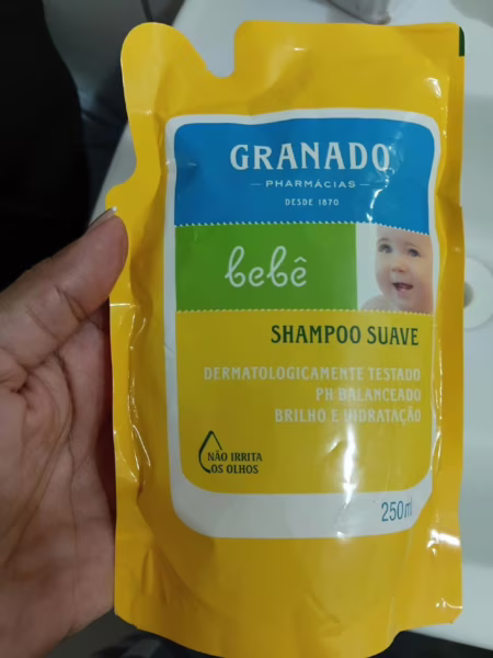 Refil Granado Shampoo Bebê, Tradicional, 250ml