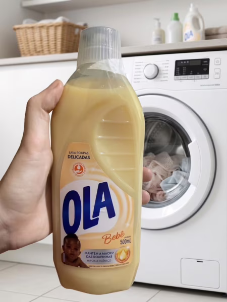 Sabão Líquido Ola Bebê para Roupas Finas e Delicadas 1l
