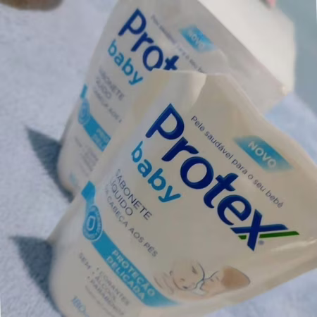 😍 Sabonete Líquido Infantil para bebês Protex Baby Delicate Care 180ml Refil