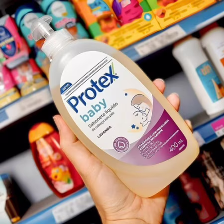 Sabonete Líquido Para Bebê Protex Baby 400ml