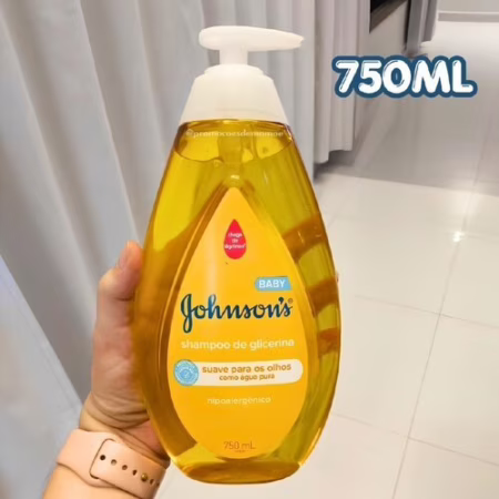 Shampoo Glicerina Johnson's Baby 750ml (Grandão)
