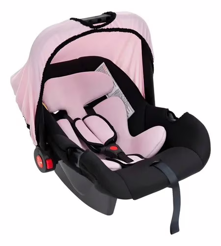 Styll Baby bebê Conforto para carro até 13 kg cor preto/rosa