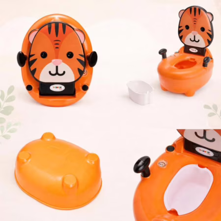 😍 Troninho Penico Infantil Musical Desfralde Tigre Replay Kids