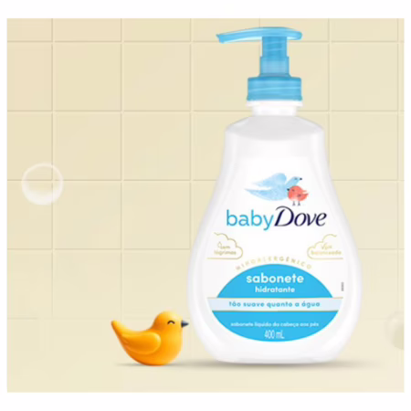 Baby Dove Sabonete Líquido Da Cabeça Aos Pés Hidratação Enriquecida 400Ml