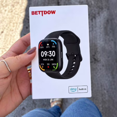 🚨 Bettdow SmartWatch, relogio smartwatch com Ecrã tátil e Alexa, à prova d'água IP68, relogio feminino e masculino, com 100+ modo esportivo e recebiment...