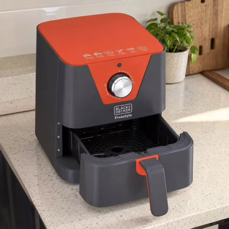 BLACK+DECKER Air Fryer, Fritadeira Elétrica Freestyle, sem Óleo, com Capacidade de 1,5L Modelo AFM2, 220V