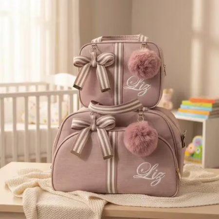 Bolsa Maternidade Personalizada Média e Pequena