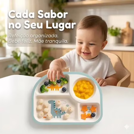 Buba, Prato Com Divisórias Magic Dino