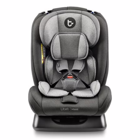 Cadeira Para Auto 036 Kg Litet Mass Preta e Cinza BB458