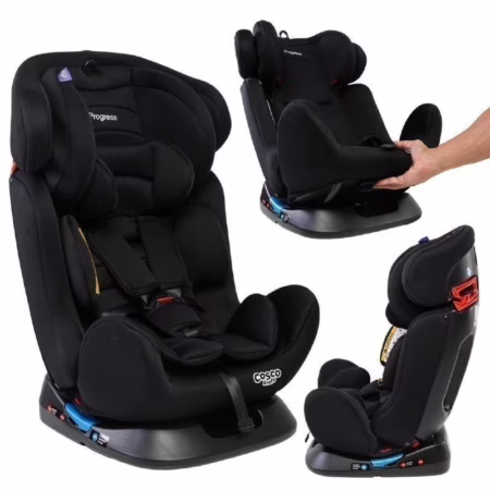 Cadeirinha Cosco Kids, Progress, 0 a 36kg, Preto
