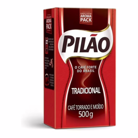 Café Pilão Torrado e Moído Tradicional 500g