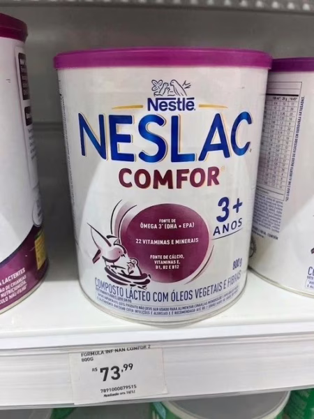 Composto Lácteo, Neslac, Comfor, 800g