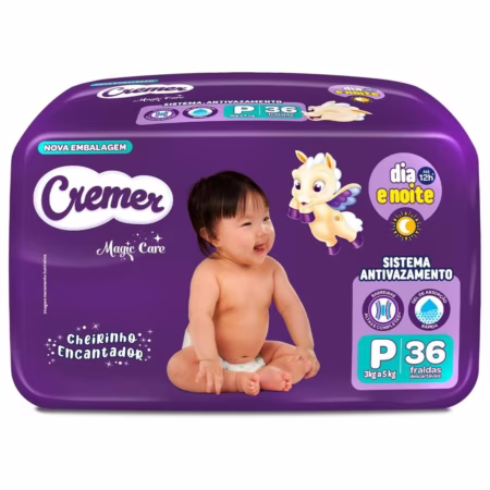Fralda Cremer Magic Care P 36 unidades