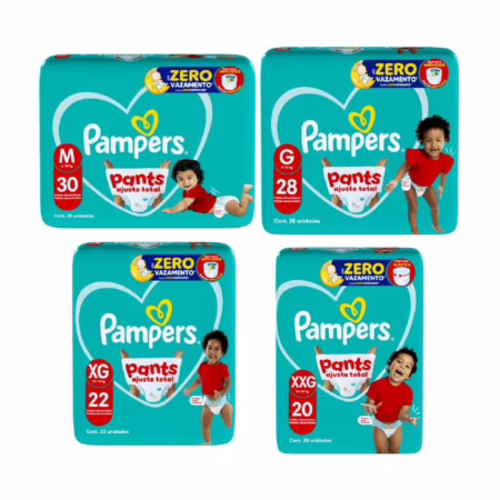 Fralda Pampers Pants Ajuste Total
