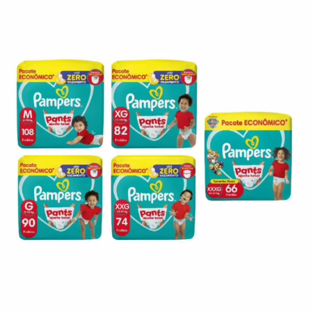 Fraldas Pampers Pants Ajuste Total